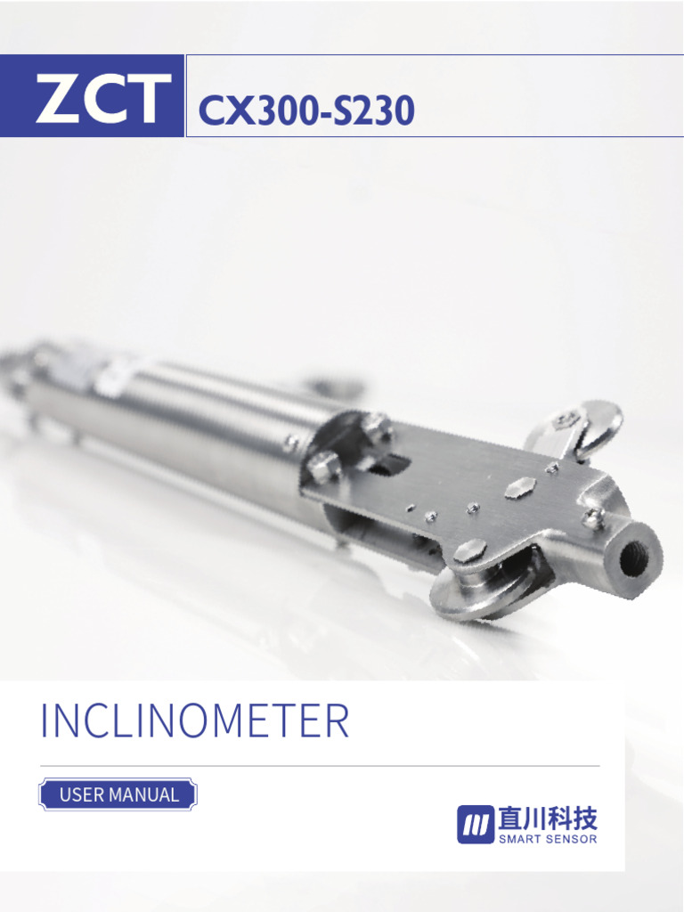 ZCT-CX300-S230 Inclinometer Manual | PDF | Integer (Computer Science ...