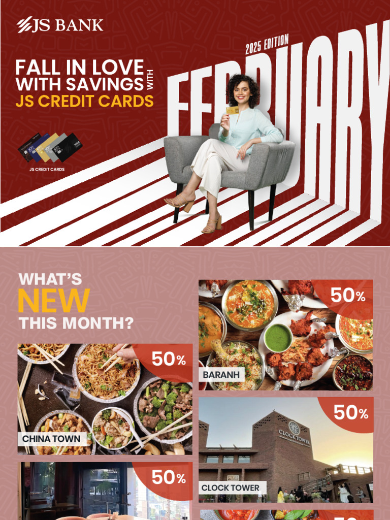 JS Bank Credit Card Discounts 2025 | PDF | Retail Financial Services ...