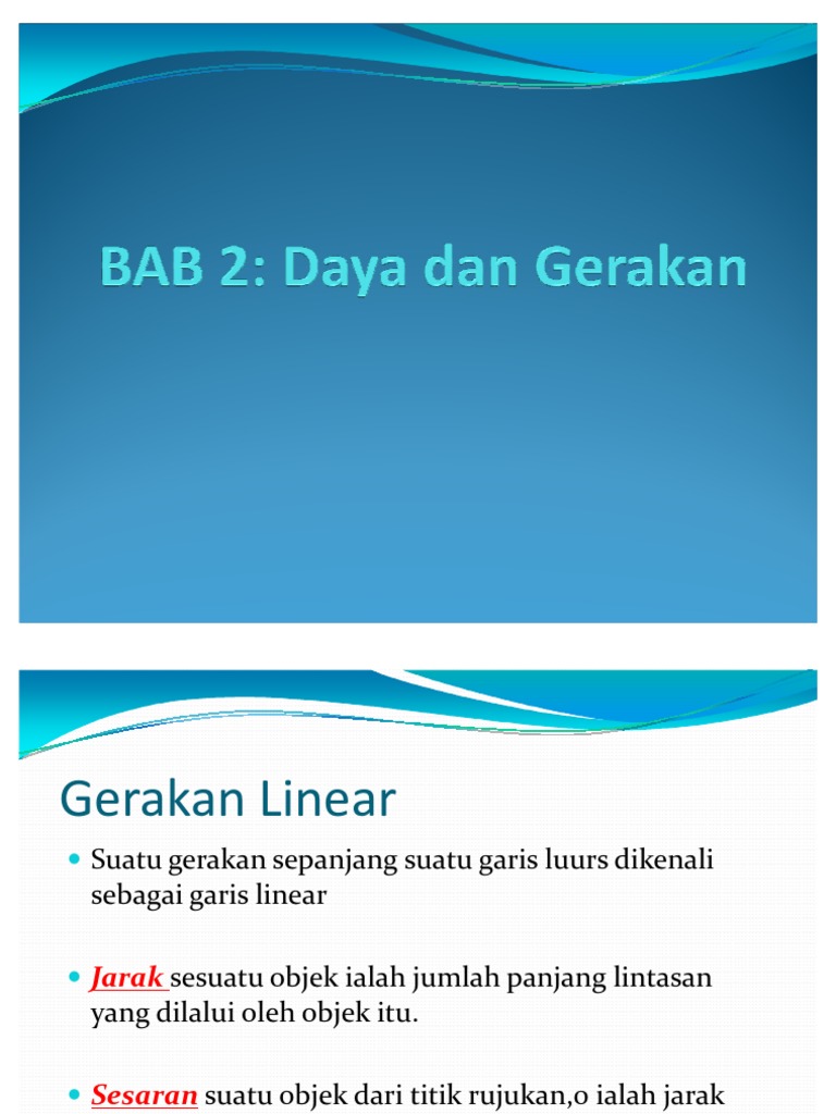 Bab 2 Daya Dan Gerakan