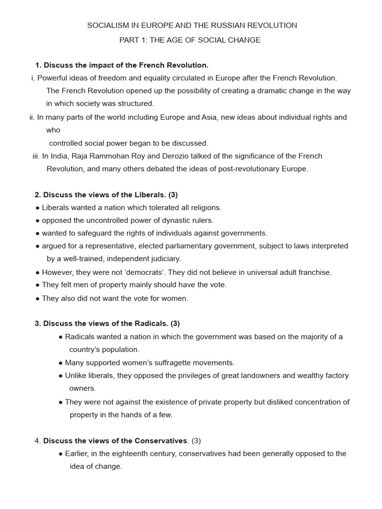 Socialism and the Russian Revolution Overview | PDF | Vladimir Lenin ...