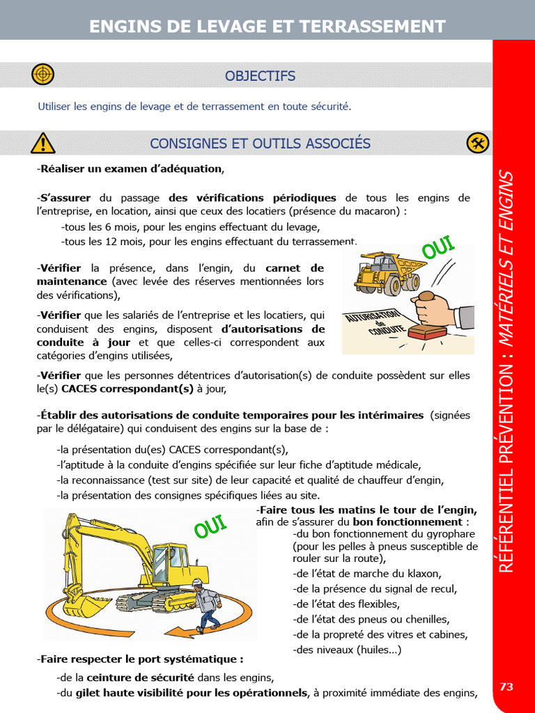Sécurité des Engins de Chantier | PDF | Transport