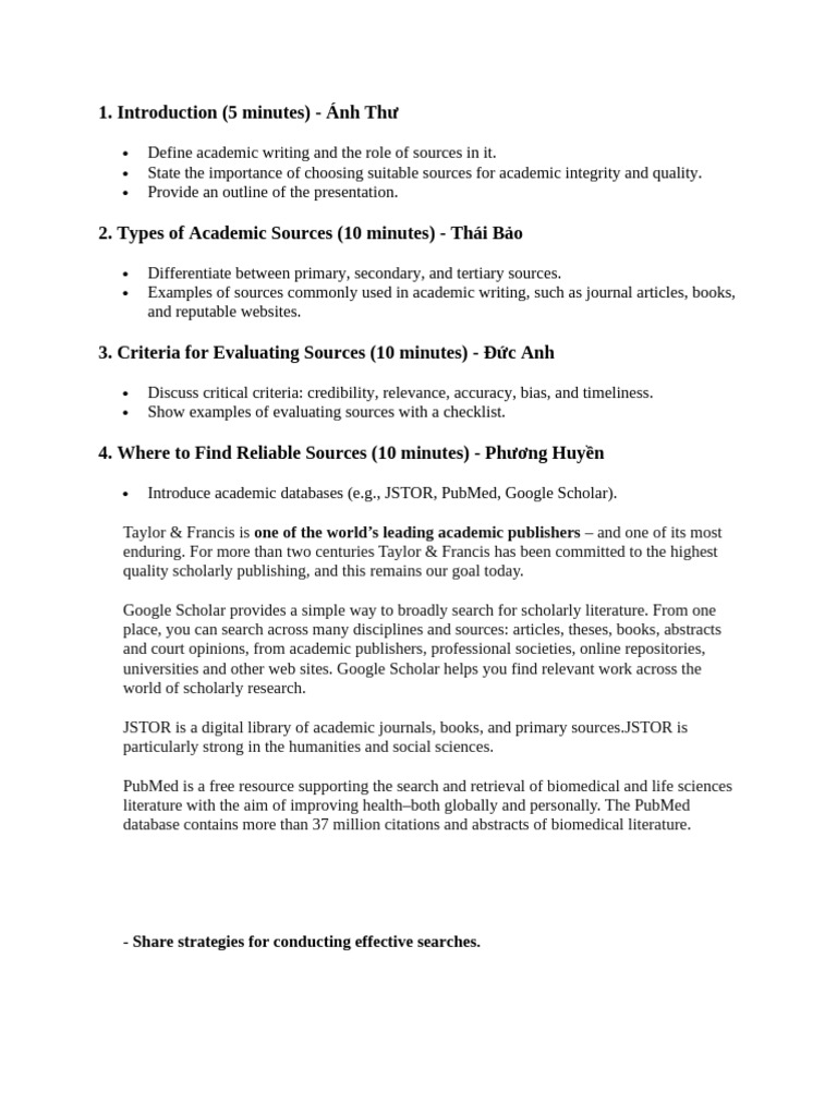 Academic Writing: Evaluating Sources Guide | PDF | Citation | Libraries