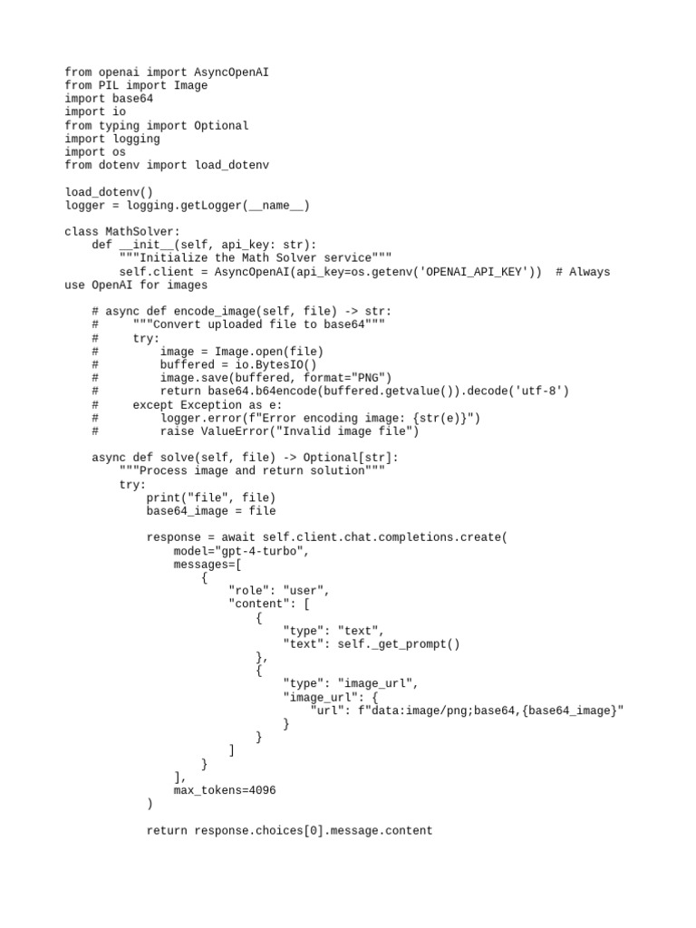Math Solver | PDF | Computing