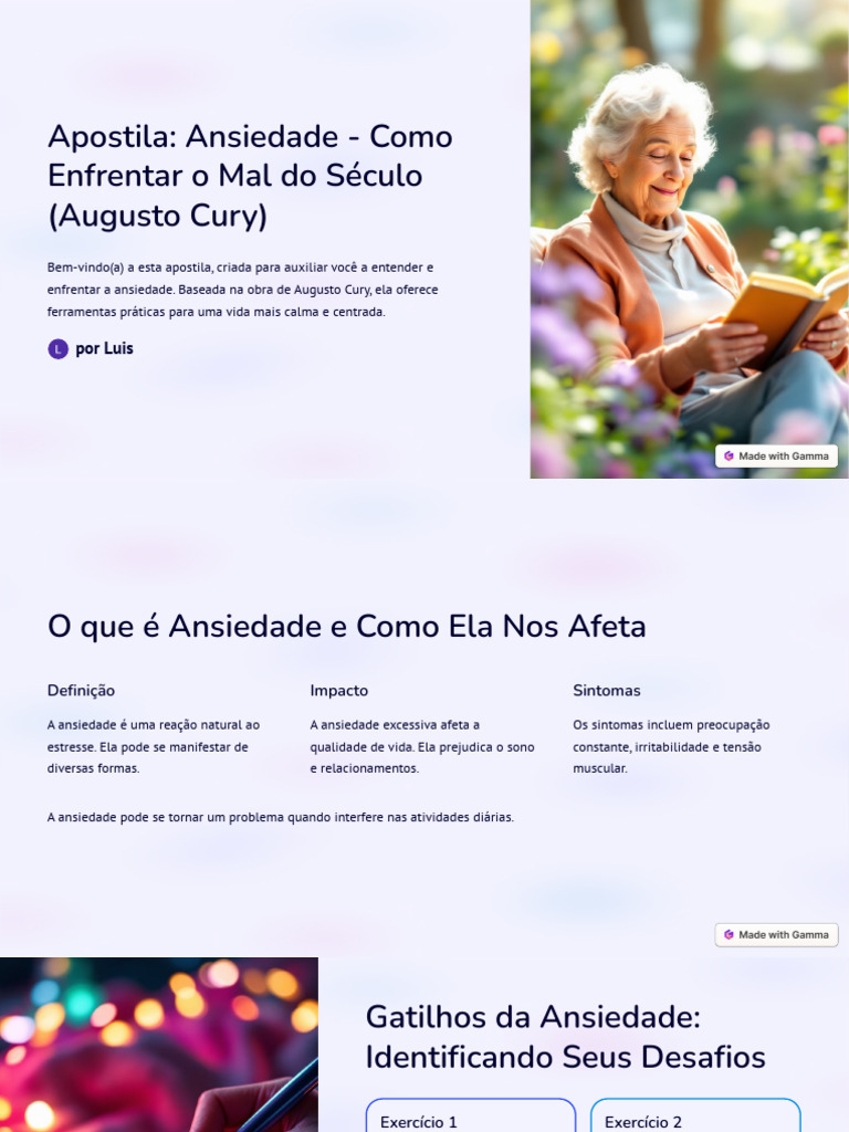 Enfrentando a Ansiedade: Guia Prático | PDF | Ansiedade | Pensamento
