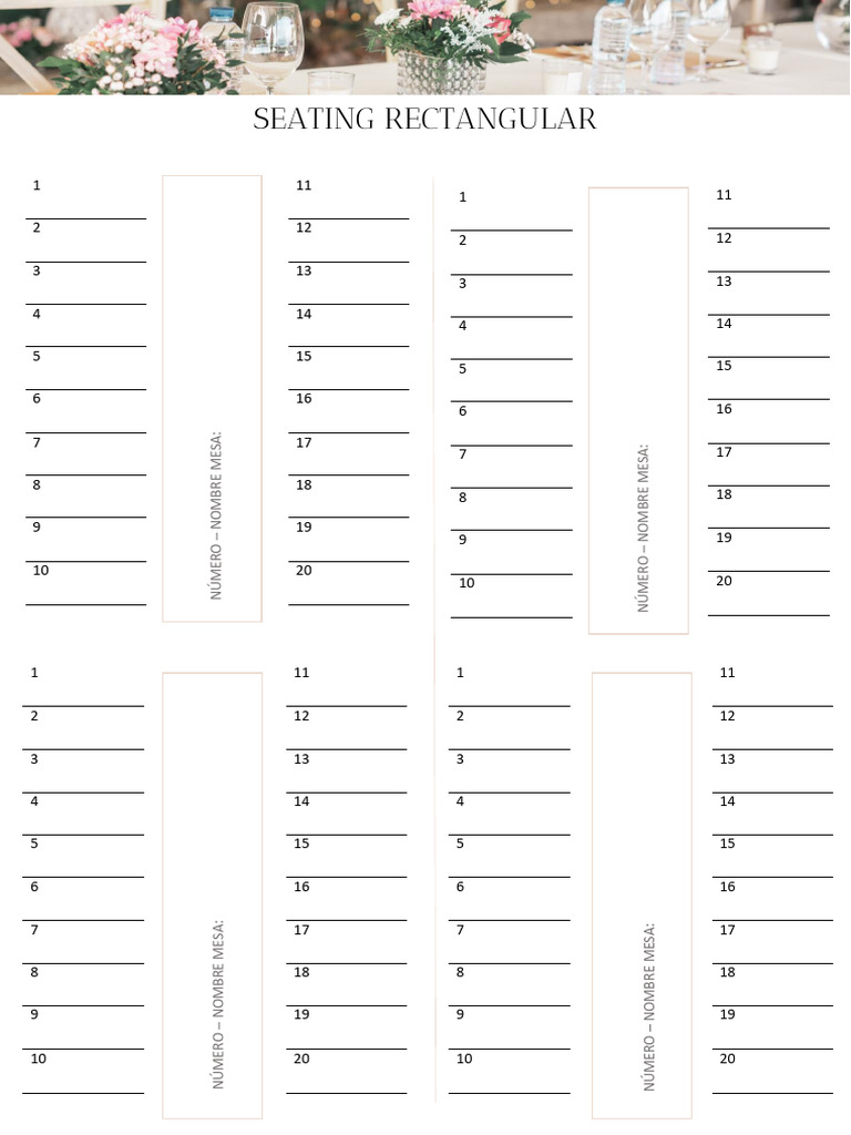 Seating Rectangular | PDF