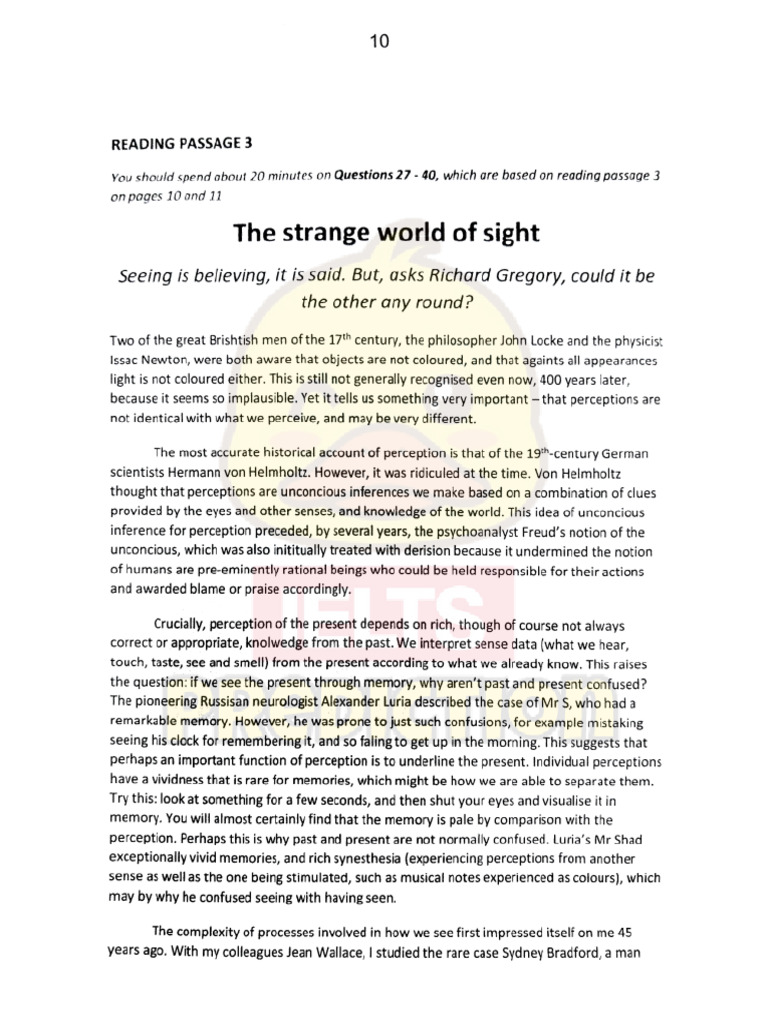 Reading Passage 3 | PDF