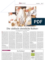 "Die Jüdisch-Christliche Kultur - Ein Verklärungsversuch" (Jüdische Zeitung)