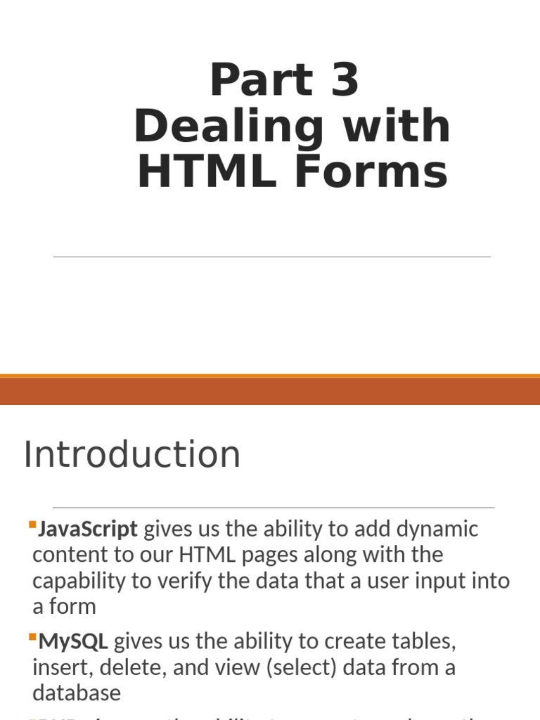 6. PHP Part 3 - PhP and MySql | PDF | Php | World Wide Web image.