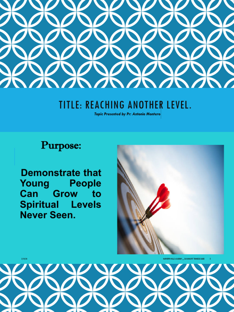 Reaching Another Level | PDF | Religious Belief And Doctrine