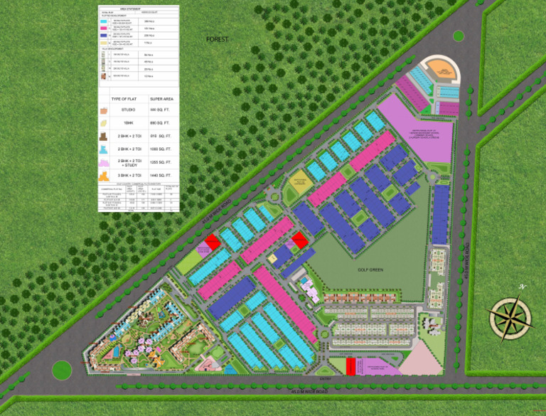 Golf Land Layout | PDF