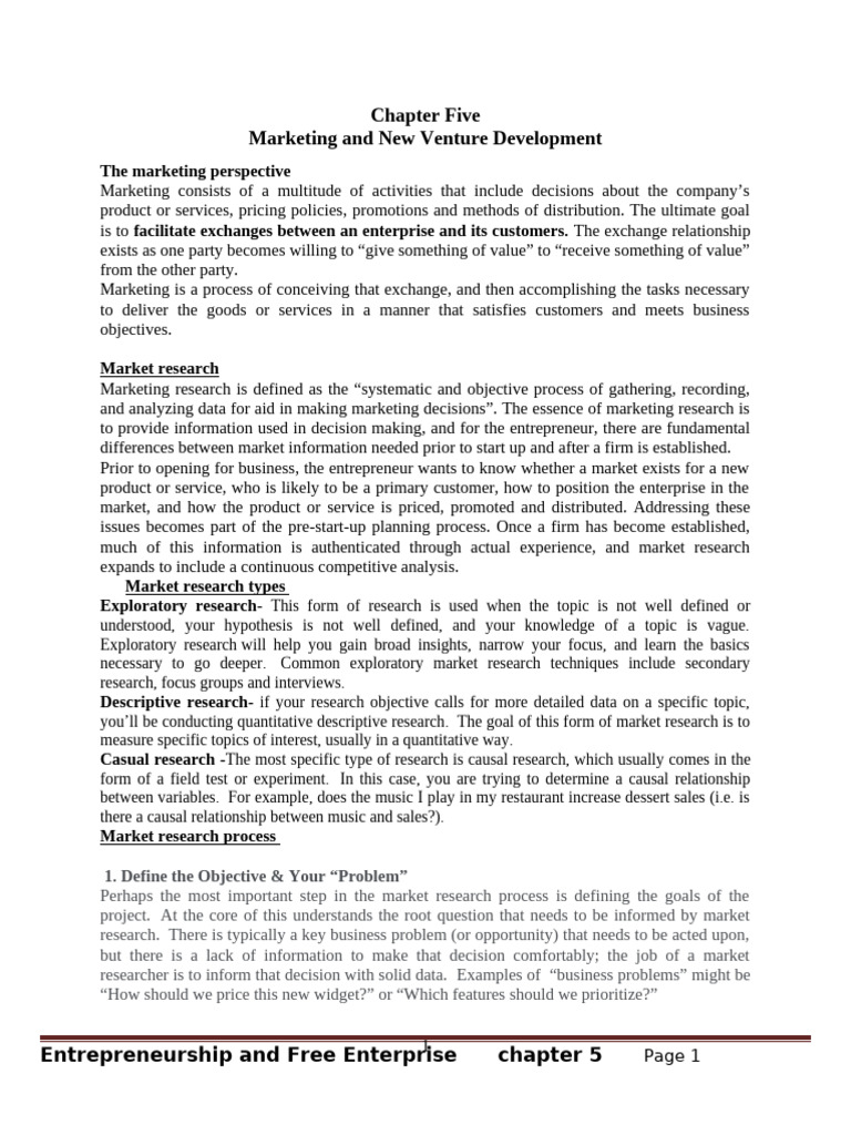 Chapter Five-Marketing Analysis | PDF | Marketing | Survey Methodology