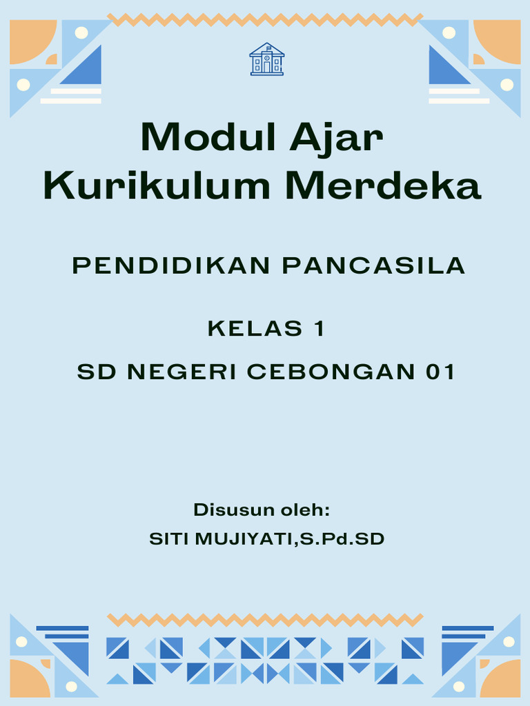 Modul Ajar Pendidikan Pancasila Kelas 1 | PDF