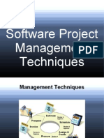 Software Project Management Techniques