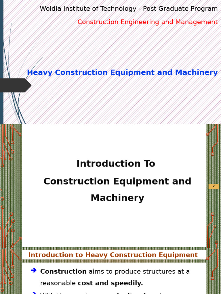 1 Introduction To Construction Equipment and Machinary | PDF | Heavy ...