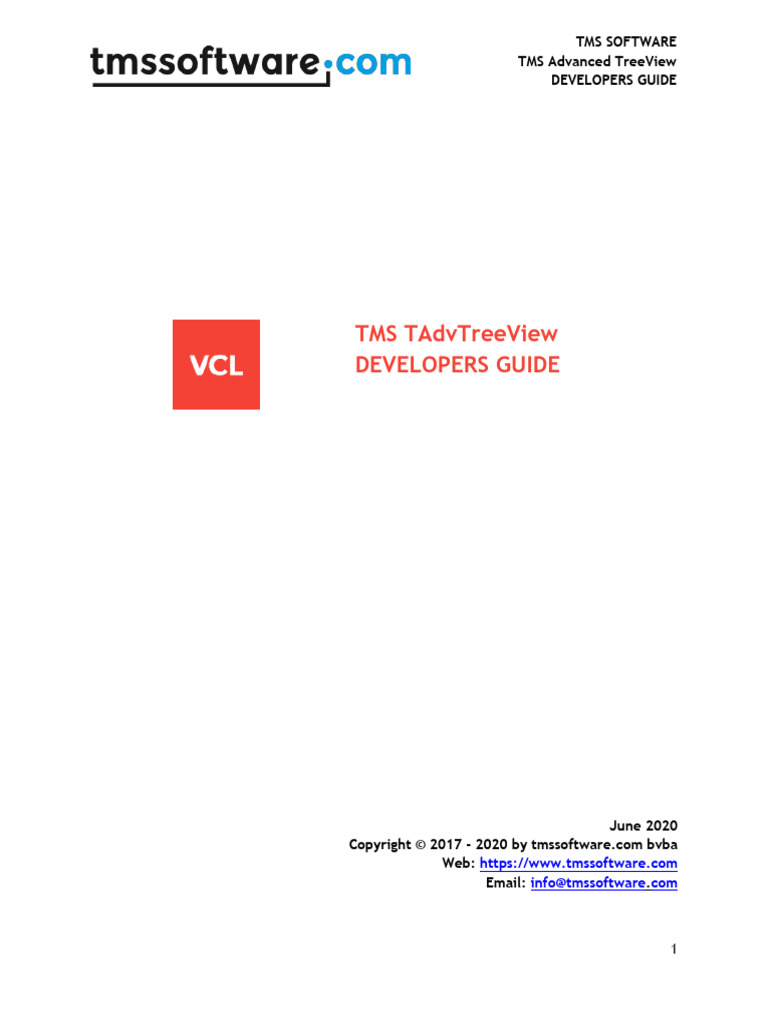 TMS TAdvTreeView Developers Guide | PDF | Computer Keyboard | Parameter ...