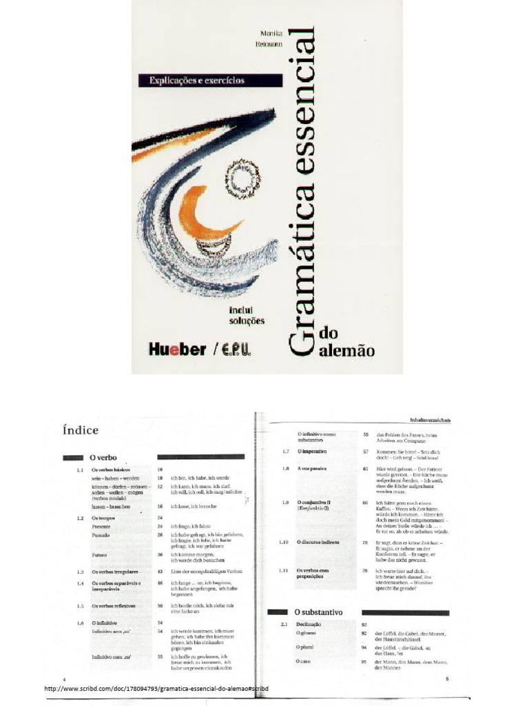 Gramática Essencial Do Alemão - Monika Reimann (PT) | PDF