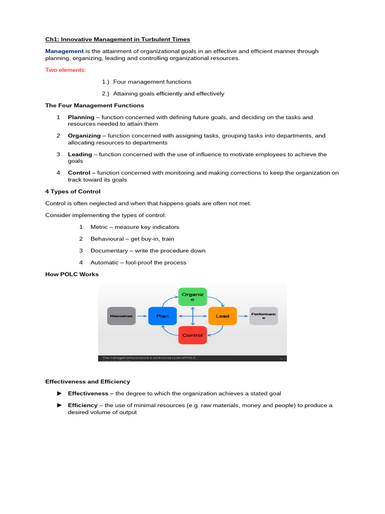 61434bcc4775f Principles and Theories of Management | PDF | Decision ...