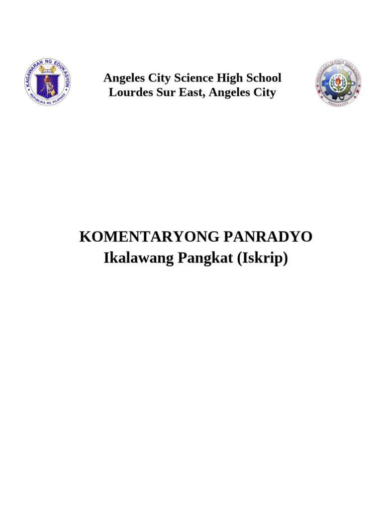 Script Radiobroad | PDF