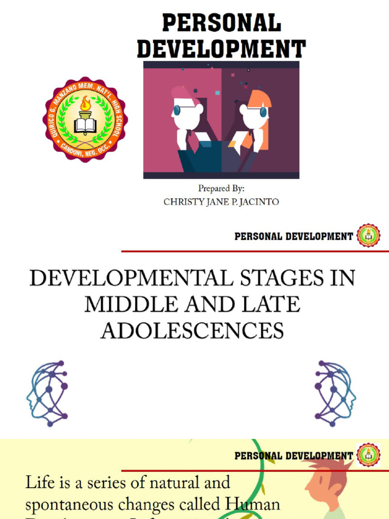 Personal Development - Lesson 3 | PDF