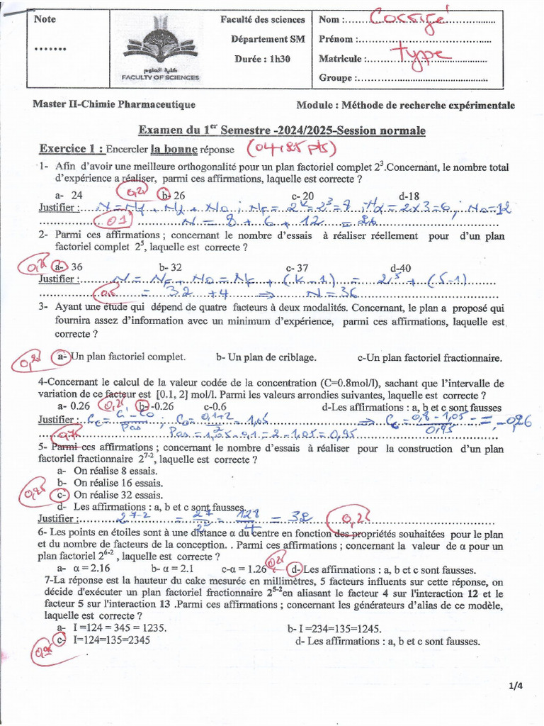 Corrige Type Emd S1 M2 CP 24 25 | PDF