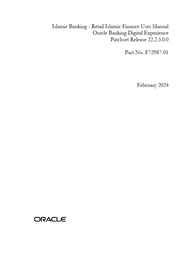 Islamic Banking User Manual 2024 | PDF | Debt | Banks