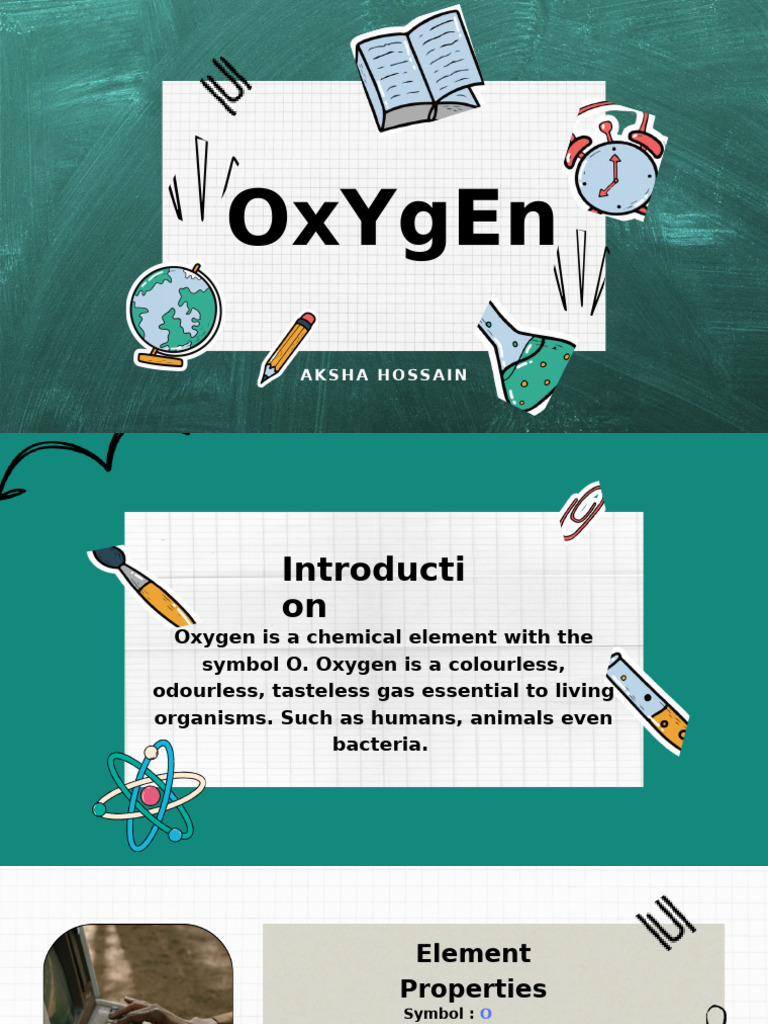 Essential Properties and Uses of Oxygen | PDF | Oxygen | Oxide