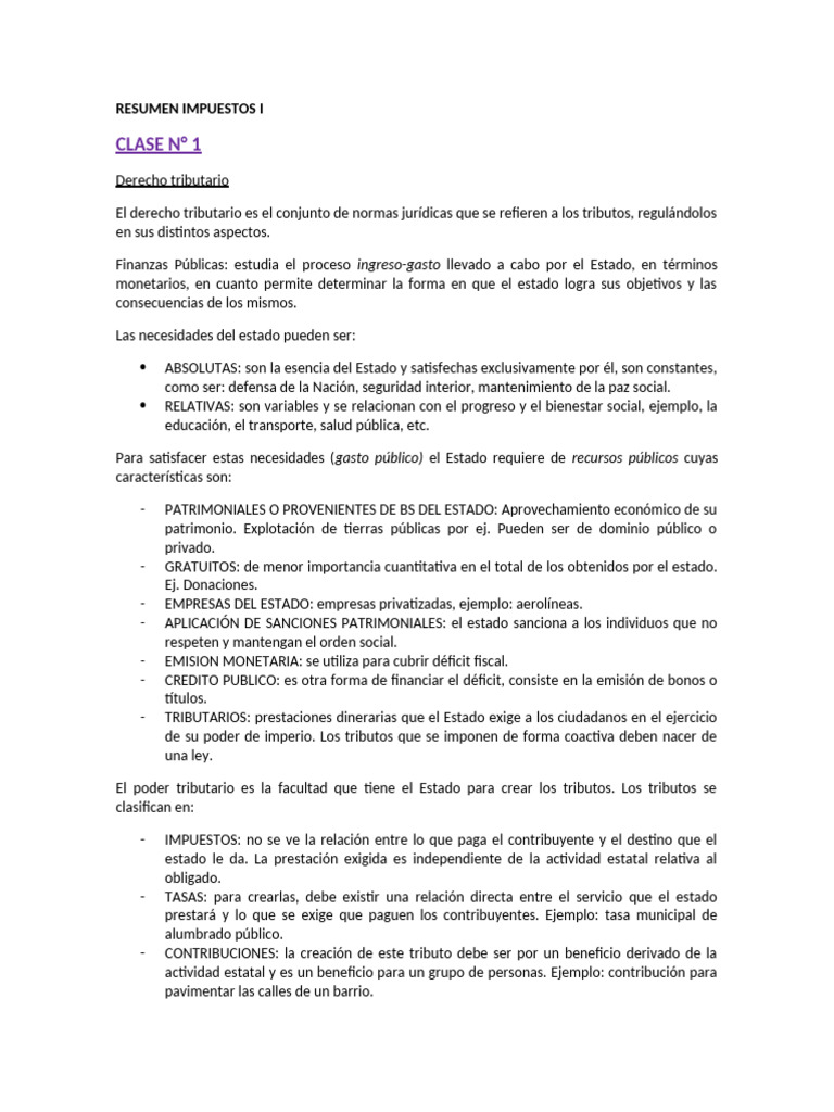 Impuestos | PDF | Impuestos | Impuesto sobre la renta