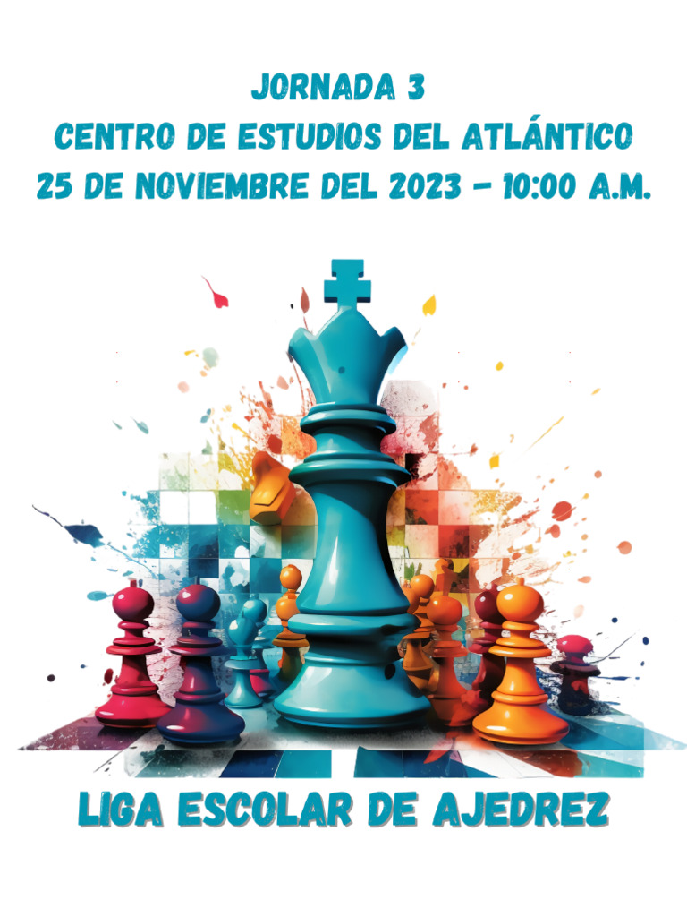 Torneo de Ajedrez Escolar 2023 | PDF | Deportes | Ajedrez