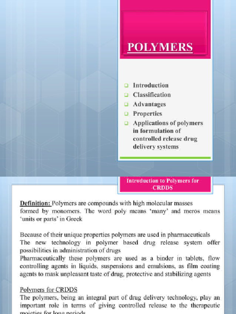 Polymers 2 | PDF
