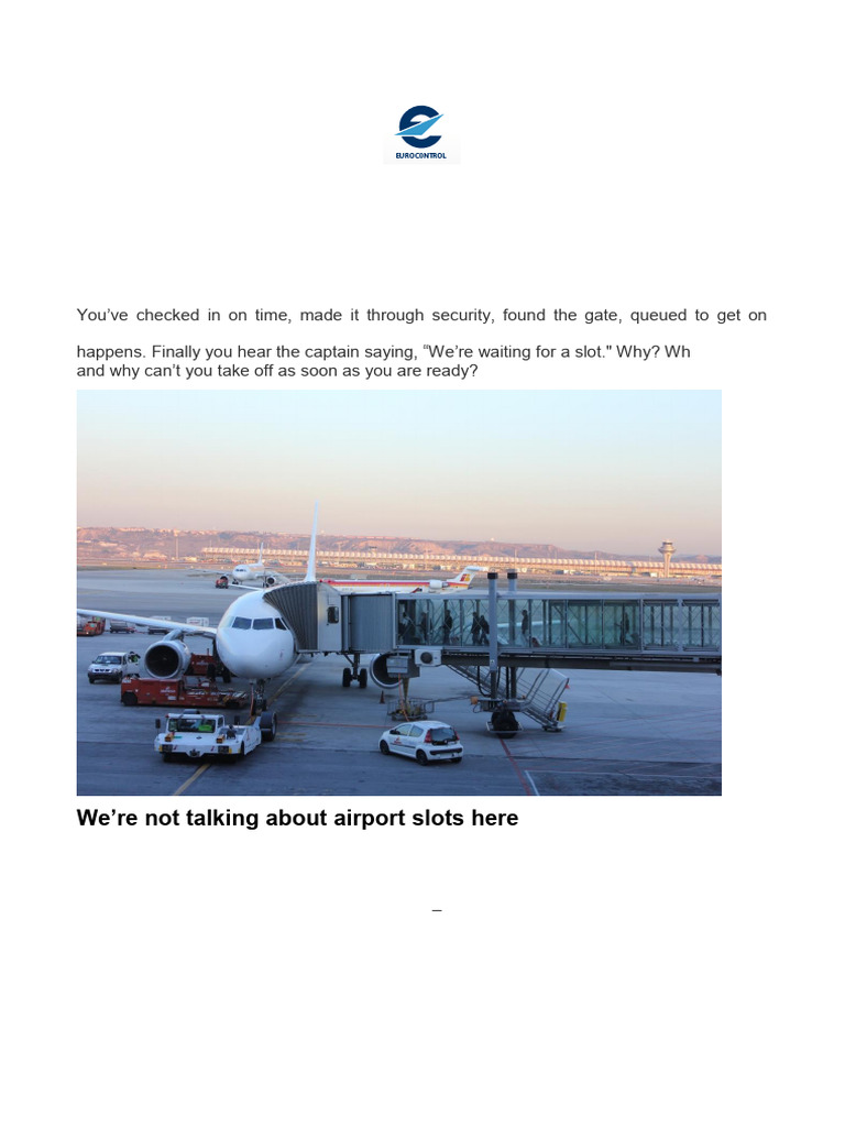 Understanding Air Traffic Management Slots | PDF | Air Traffic Control ...