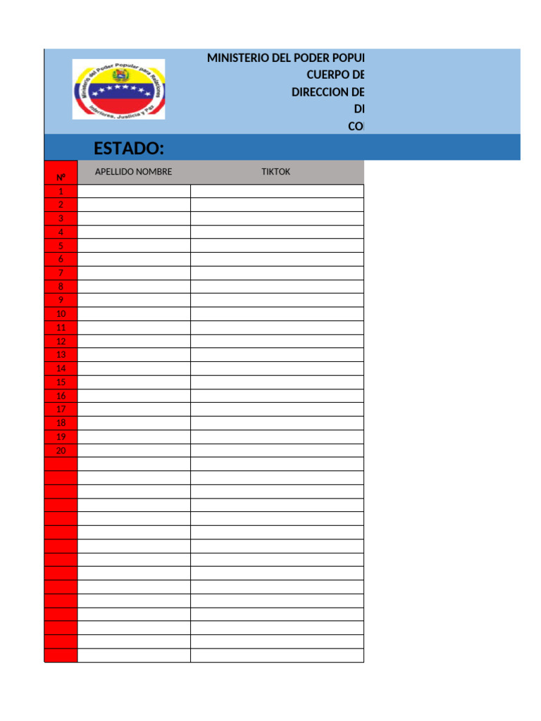Formato Registro de Rrss | PDF