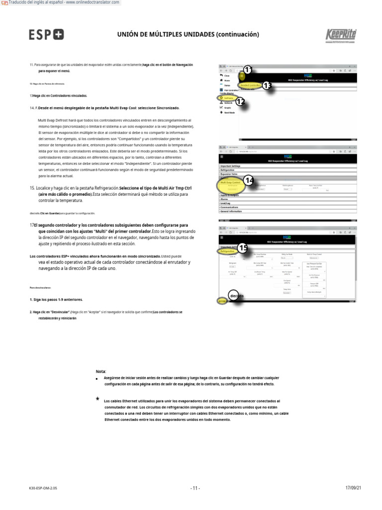 Keeprite ESP+ (11 20) .En - Es | PDF | Relé | Refrigeración