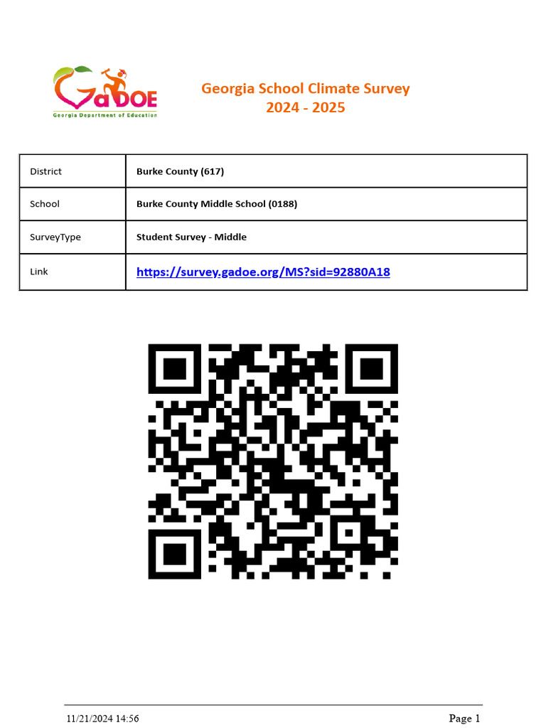 SchoolClimateSurvey Student | PDF