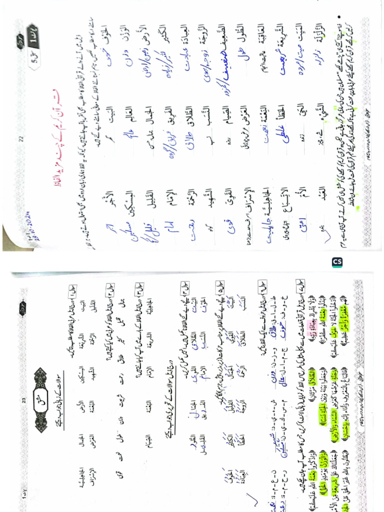 Arabic Final Term | PDF