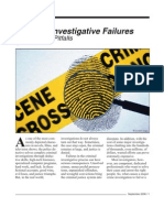 Criminal Investigative Failures: Avoiding The Pitfalls