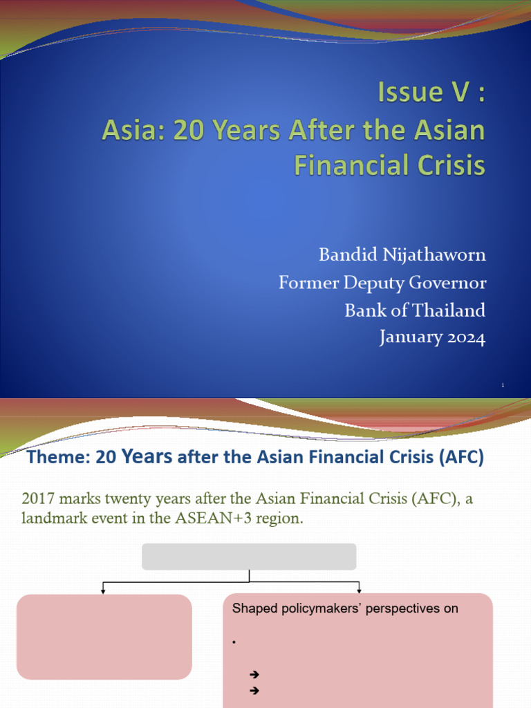 20 Years Post-Asian Financial Crisis Insights | PDF | 1997 Asian ...
