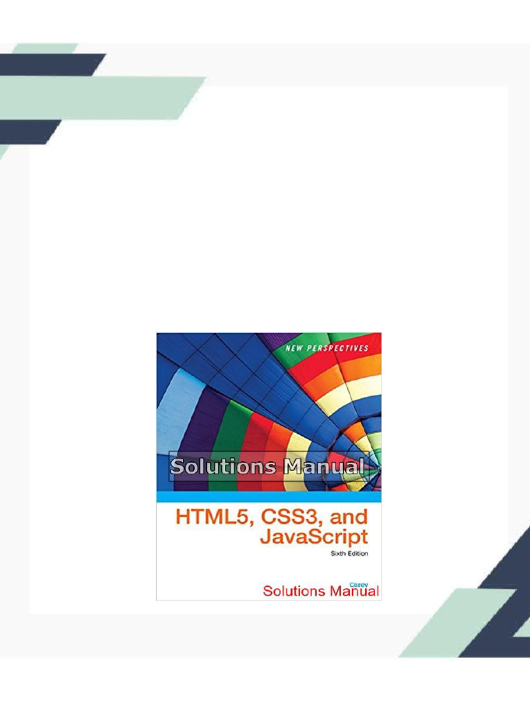 Download the updated New Perspectives on HTML5 CSS3 JavaScript 6th ...