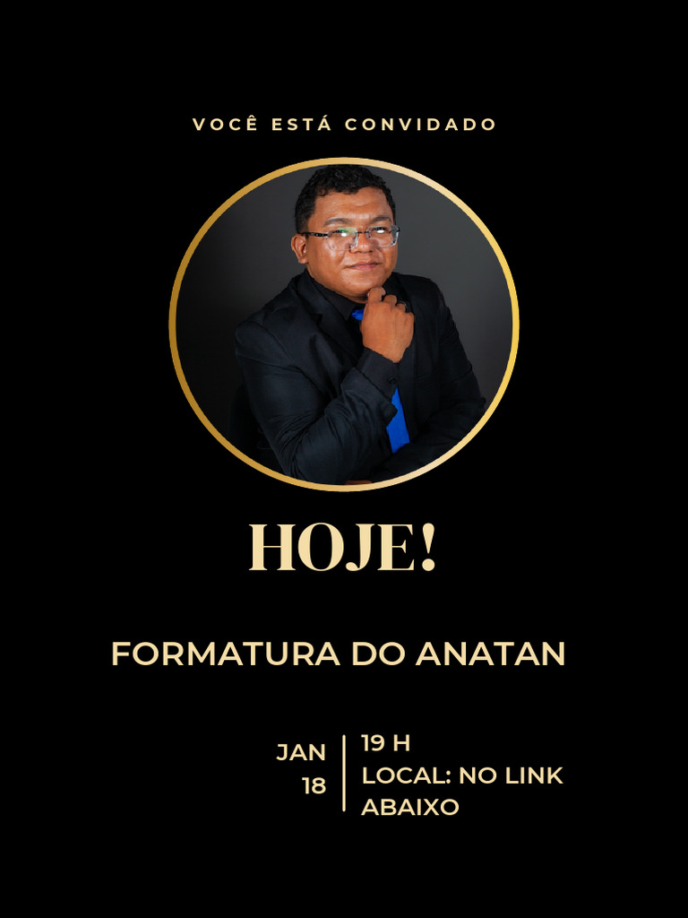 Black and Gold Modern Graduation Party Flyer.pdf | PDF