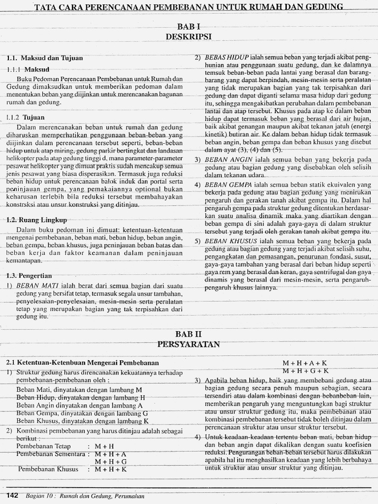 Sni 1727 1989 | PDF