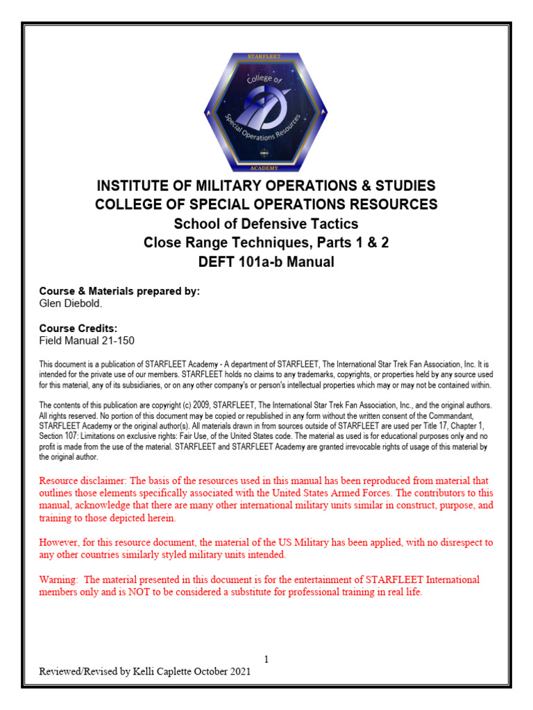 DEFT 101a-B Manual | PDF