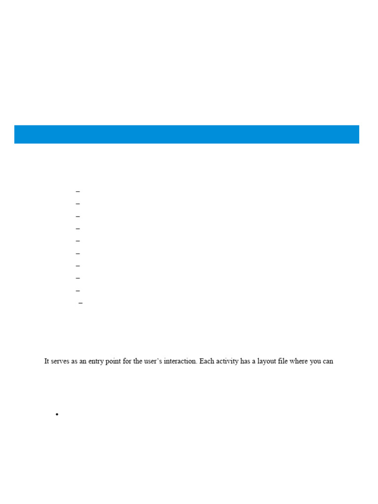 Important Questions and Answers For Android | PDF | Java Virtual ...