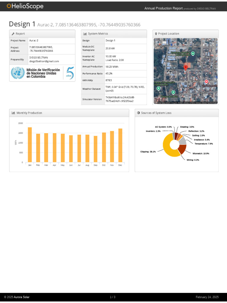 Solar Project Performance Report | PDF | Energy Technology | Electric Power
