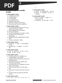 Unit 6  Project 5 Fourth Edition Answer Key