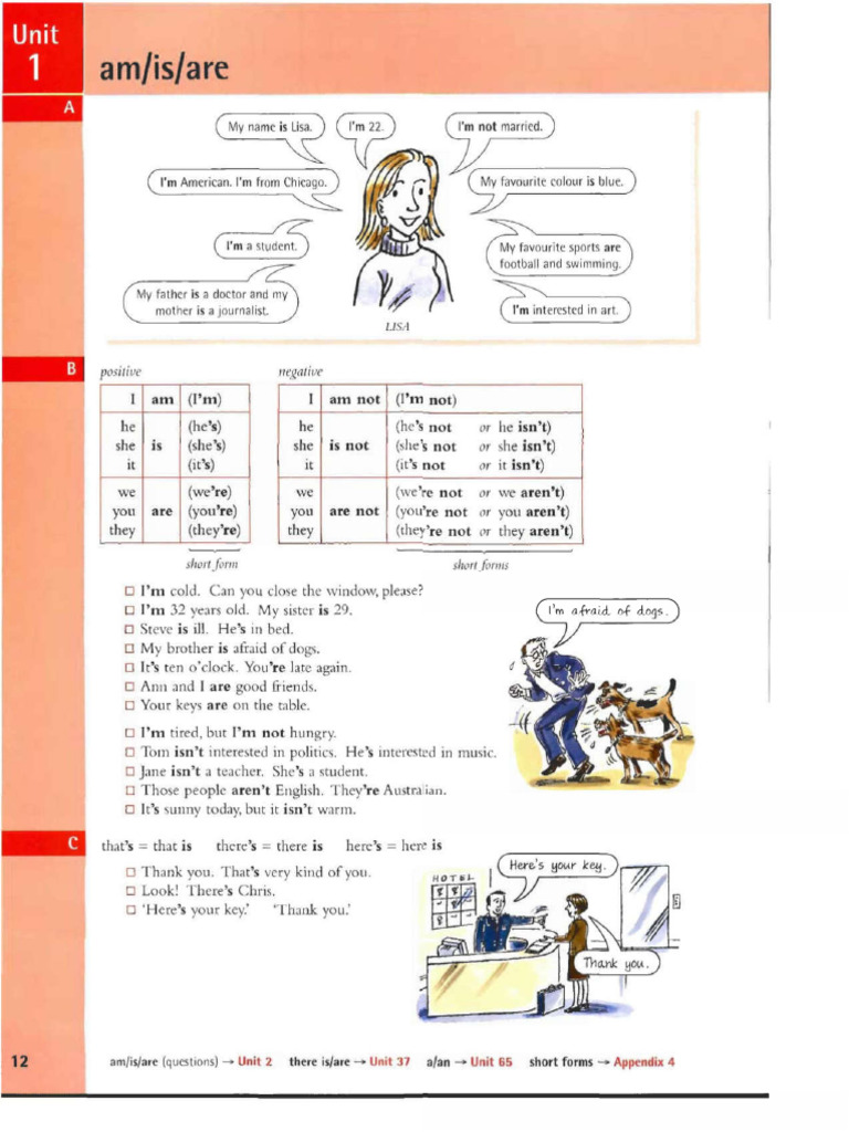 Essential Grammar in Use Units 1 To 3 | PDF
