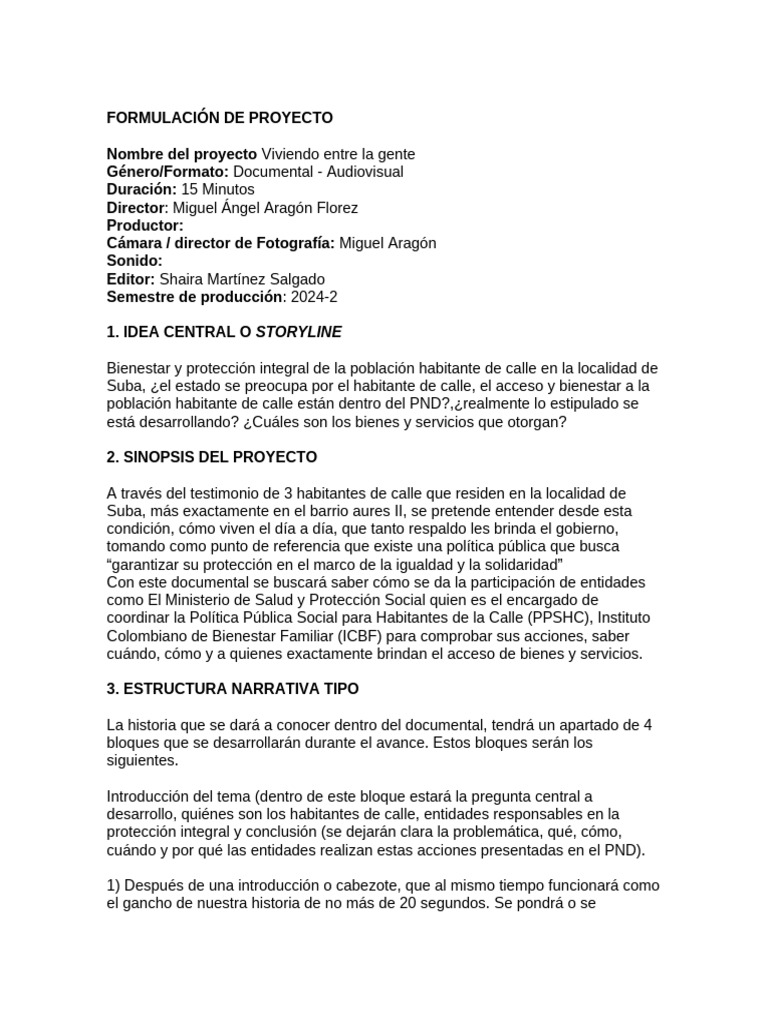 Formulación de Proyecto Miguel y Shaira TQM Rabanito | PDF