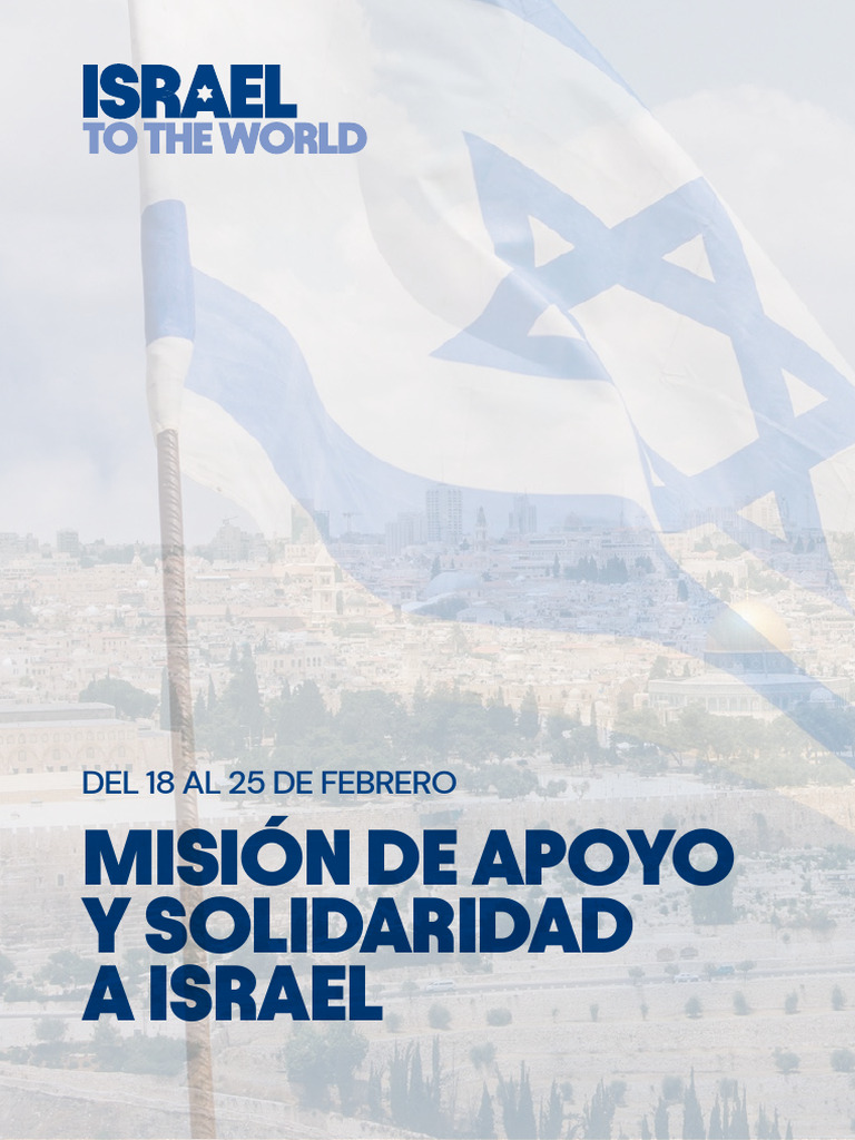 Misión de Apoyo a Israel 2024 | PDF | Israel | Política mundial