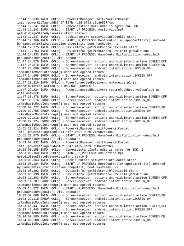 Android Screen Receiver Log Analysis | PDF