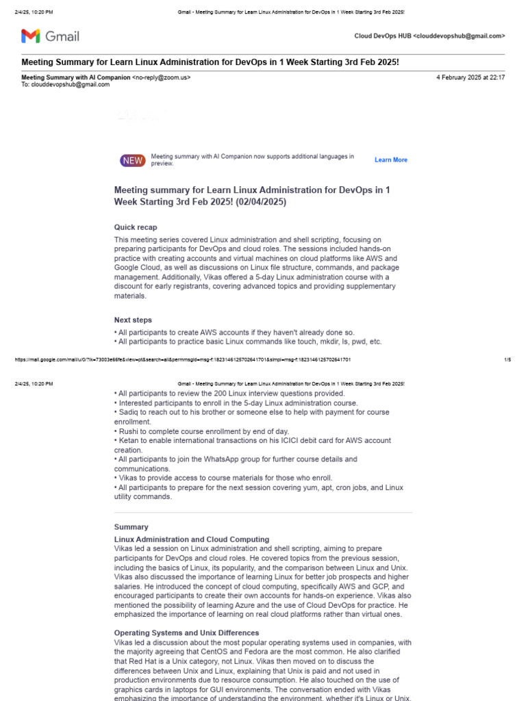 AI Notes of Day-2 Linux For DevOps On AWS | PDF | Linux | Secure Shell