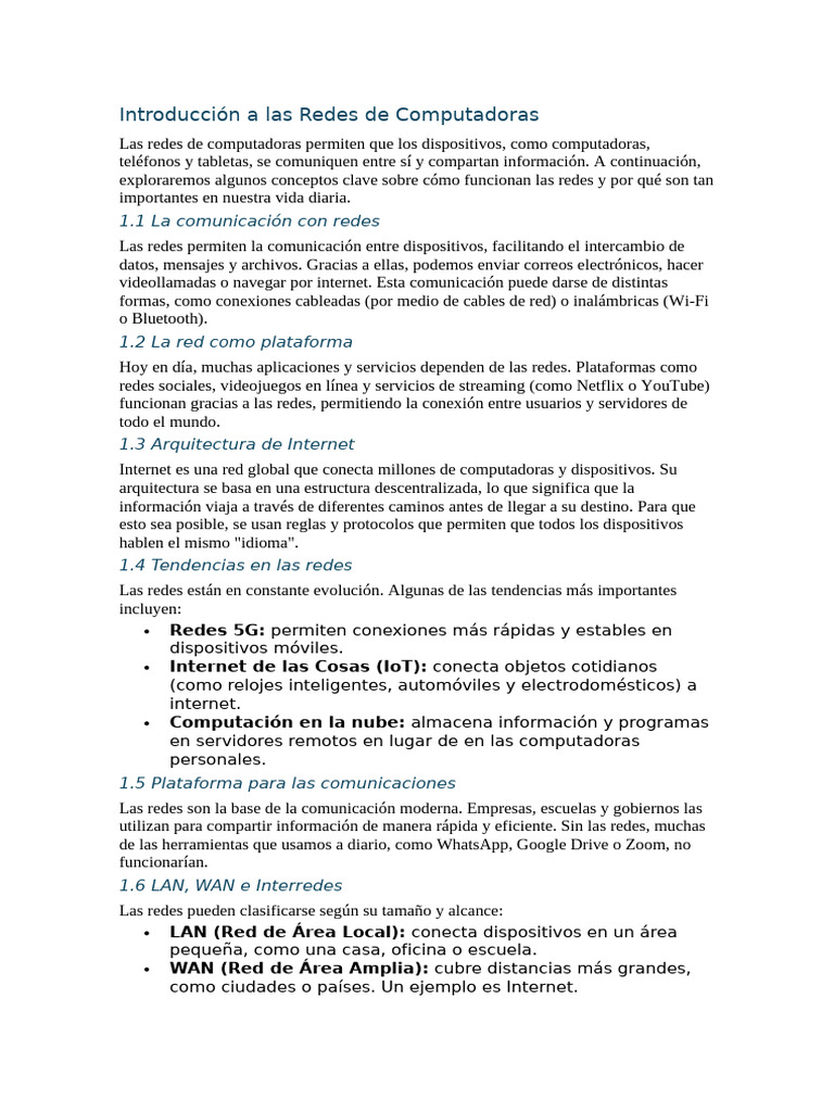 Resumen Redes | PDF | Red de computadoras | Protocolos de internet