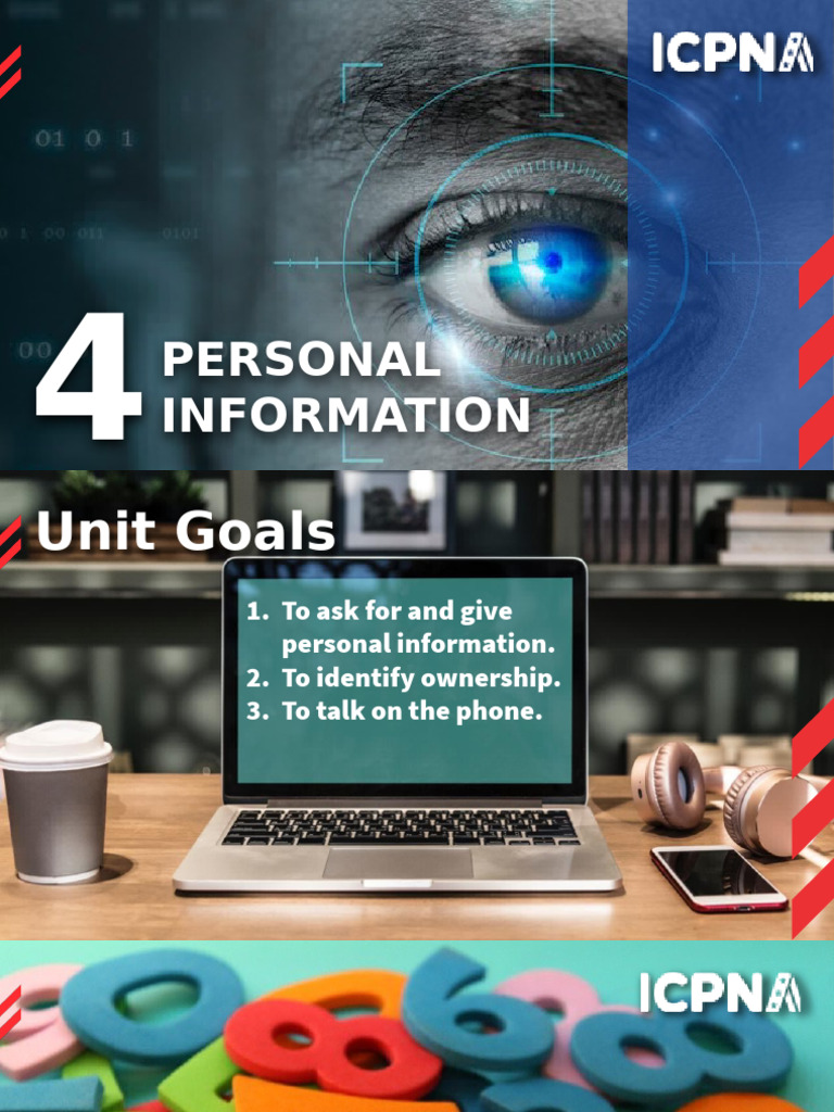 Unit 4 - Personal Information (1) - 1 | PDF | Adjective | Pronoun